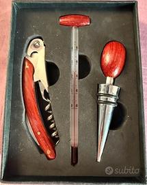 Set da vino composto da tre accessori