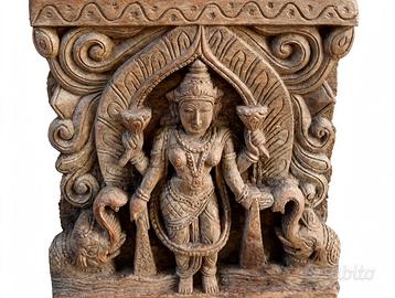 Pannello Dea Lakshmi legno 87cm - 850€