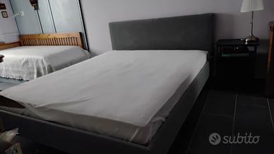 Letto IKEA TÄRNKULLEN imbottito 140x200 grigio