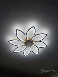 Lampadario Led con ventilatore