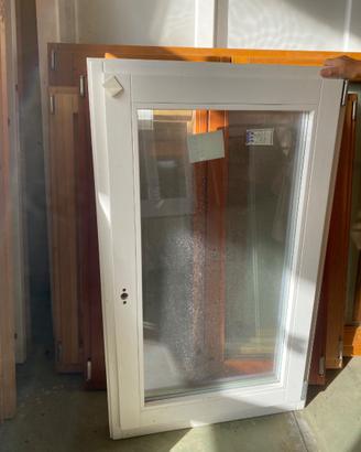 Finestra nuova artigianale legno 76x125 cm