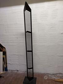 Porta cd in metallo nero