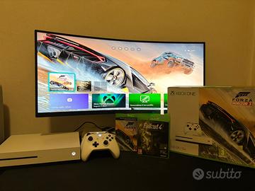 Xbox one s + 2 giochi + 2 controller