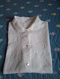 camicetta da donna in cotone manica corta