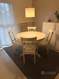Tavolo IKEA ROSENTORP rotondo allungabile