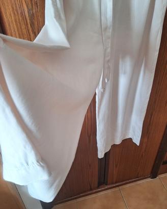 Gonnellone lungo a pantalone in cotone leggero V.D