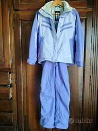 completo giacca pantaloni  sci Easy taglia cm 152