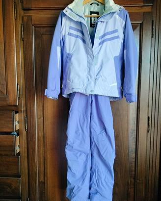 completo giacca pantaloni  sci Easy taglia cm 152