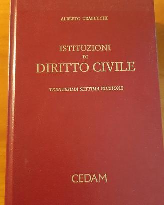 Libro di ISTITUZIONI DI DIRITTO CIVILE - Trabucchi