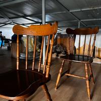 7 sedie in legno old america