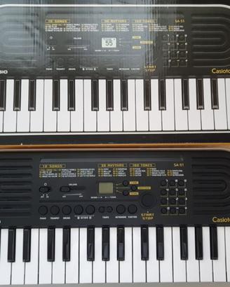 CASIO Casiotone SA-51 mini-tastiera 32 tasti nera