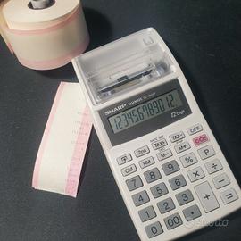 Calcolatrice da tavolo Sharp stampante su rotolo