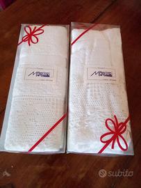 n° 2 set asciugamani Maver in spugna