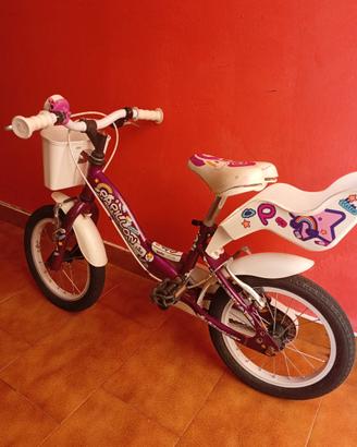 Bici bambina 4/6 anni con caschetto