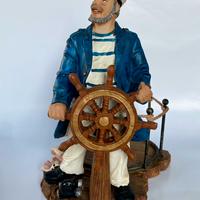 Statuetta espositore Marianio con timone