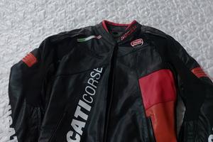 giacca moto ducati pelle 