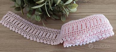 Bordi vintage in pizzo fatti a mano – 100% cottone
