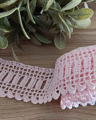 Bordi vintage in pizzo fatti a mano – 100% cottone