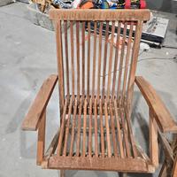 sedie da giardino teak richiudibili