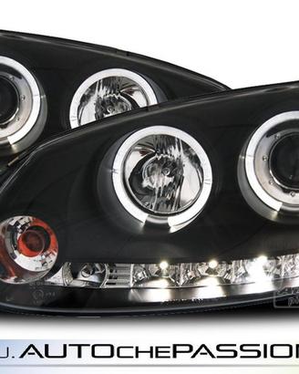 Coppia fanali Angel Look black led neri per VW GOL