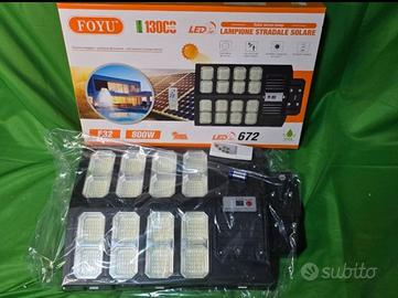 Lampione Solare LED 800W con sensore di movimento