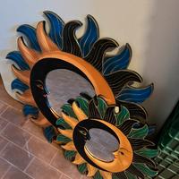 Coppia Specchi Sole e Luna Vintage