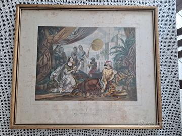 Quadro con Stampa antica