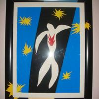 Henri Matisse 1947  serigrafia d'arte con cornice 