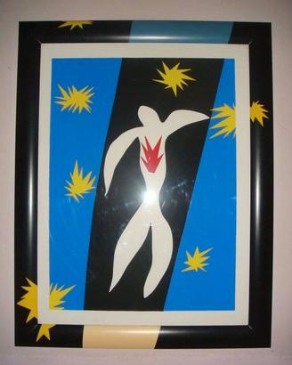 Henri Matisse 1947  serigrafia d'arte con cornice 