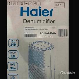 Haier AG10AA1TAA Deumidificatore 10L Bianco