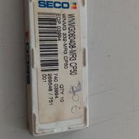 10pz Inserti SECO WNMG060408-MR3 CP50