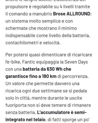bici elettrica fantic urban living seven 