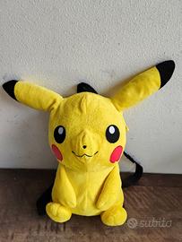 Zaino Pokemon PIKACHU Pupazzo Peluche 40 cm