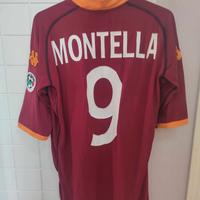 AS Roma 2002/03 Montella #9 Maglia Ufficiale Gara