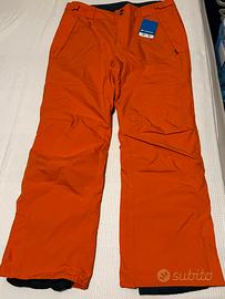 Pantaloni sci Columbia arancioni