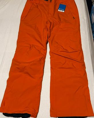 Pantaloni sci Columbia arancioni