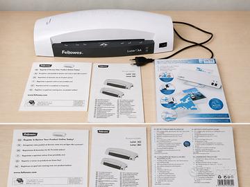 Plastificatrice Fellowes Lunar A4 + 120 pouches