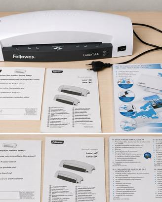 Plastificatrice Fellowes Lunar A4 + 120 pouches
