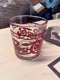 Bicchieri di vetro Pepsi Cola vintage