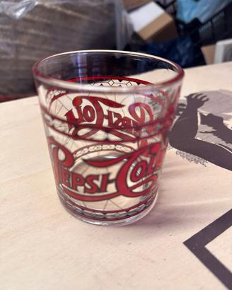 Bicchieri di vetro Pepsi Cola vintage