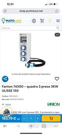 Quadro elettrico da cantiere fanton
