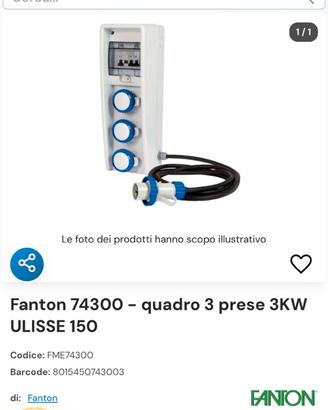 Quadro elettrico da cantiere fanton