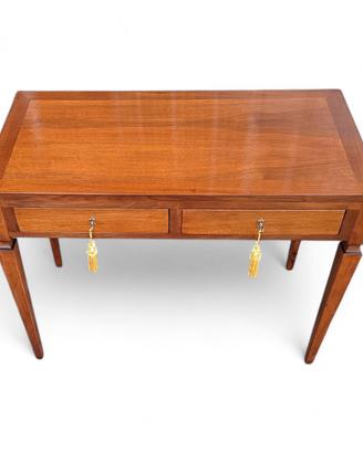 Scrittoio due cassetti con pianetto estraibile