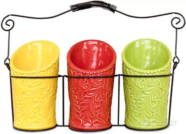 Set Utensili da Cucina in Ceramica