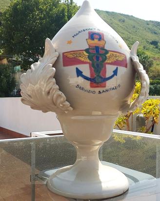 Pumo pugliese da collezione in ceramica Pinca