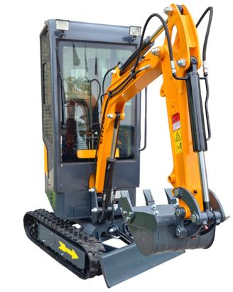 MINI ESCAVATORE ENZO HT-10H - DIESEL 7 KW, CABINAT