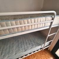 Letto a castello in metallo