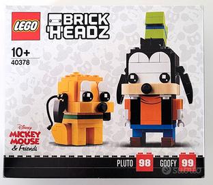 LEGO BrickHeadz 40378 Goofy & Pluto nuovo 10/10