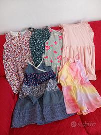 vestitini  bimba 7/8 anni