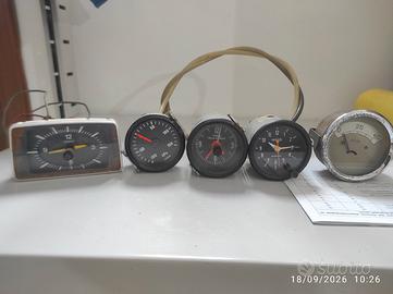 Lotto strumenti auto d'epoca VDO Jaeger e Metron 